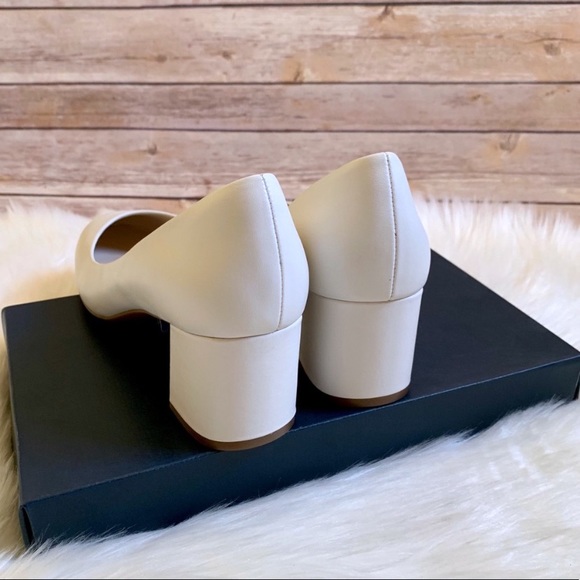 Cole Haan Daina Grand D’orsay Ivory Leather Pumps - Picture 4 of 8